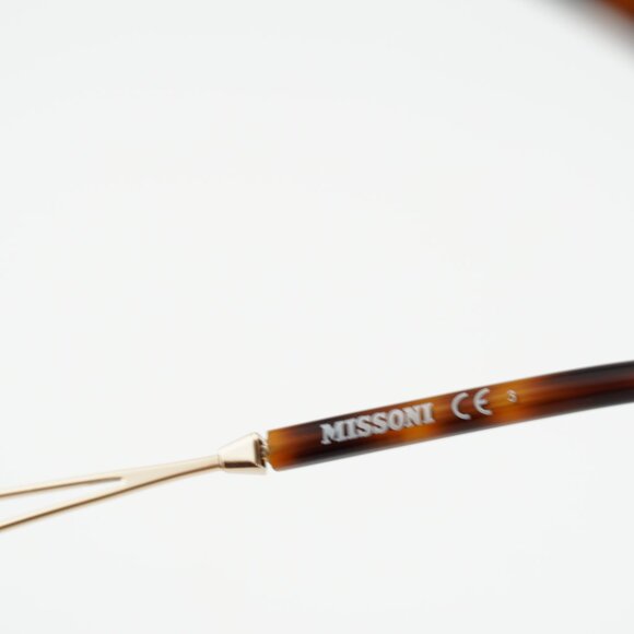 Missoni MIS 0075/S 0Y3R HA Sunglasses Gold/Ivory Geometric Frame, Brown Lenses main image 10
